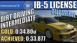 Gran Turismo 7 [GOLD] International B-5 License: Dirt Driving: Intermediate