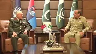 COMMANDER OF TURKISH LAND FORCES General H E Musa Avsever Meets with CJCSC General Nadeem Raza
