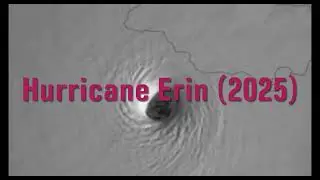 The Track of Hurricane Erin (2025)