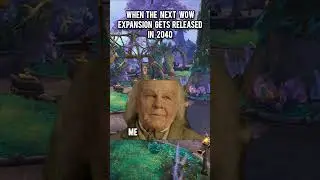 when the next wow expansion gets released in 2040 #wow #worldofwarcraft #warcraft