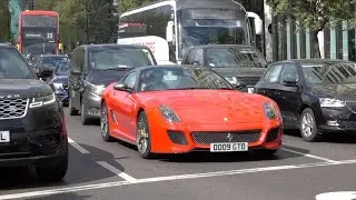 Supercars in London April 2022 - Ferrari F12 TDF, 599 GTO, AMG GT Black Series & more!!