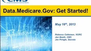 Data.Medicare.Gov: Get Started!