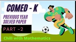 Comedk previous year solved papers||Banglore||solved paper
