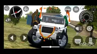 Modified Mahindra Thar cars game indian car game (Gadi vala game) Gaming 2026#viral #thar #trend 