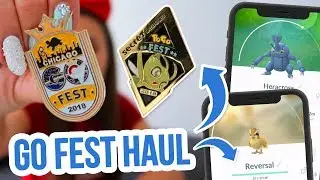 PINS, SHIRTS & MY FAVOURITE TRADES! Pok&eacute;mon GO Fest 2018 Haul! Zo&euml;TwoDots