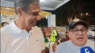 Deputado Mário Ricardo, visita Júnior do Pastel em Carpina. 