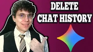 Как удалить историю чата Google Gemini