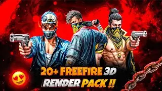 20+ FREE FIRE 3D RENDER PACK 🔥 | PRO THUMBNAIL EDITING🔥