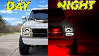 Installing RED Rock Lights on my 1G Cummins!!! *INSANELY BRIGHT*