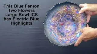 Fenton Two Flowers 10