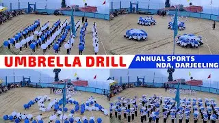UMBRELLA DRILL BY THE STUDENTS/ ANNUAL SPORTS/ NDA, DARJEELING