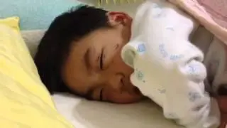 pig just woke up