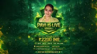 🔥 WINNER SQUAD 100 RS CASH PRIZE | CUSTOM ROOM MATCH | Tamil Girl Gamer | PAVI IS LIVE #scesports