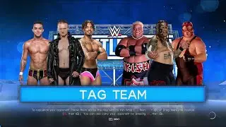 WWE 2K22 6 Man Tag Team Elimination Match Gameplay