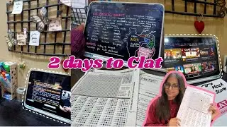 Clat 2026 in 2 days!!?? *mock and sample paper score*, yapping #clat #clat2026 #clatpreparation 