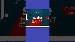 j.sale alert....Flat 25% off....