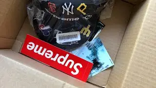 Supreme x MLB New Era Baseball Hat in Navy UNBOXING!  OMG YAY!