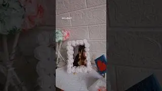 DIY mirror decor from tissue paper ✨🪞