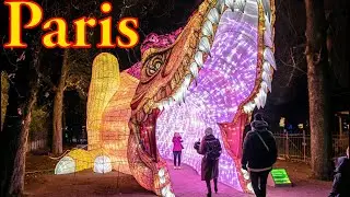 Paris, France 🇫🇷 - Paris Lights Festival 2021 | Paris walking tour 4K | Paris 4K | A Walk In Paris