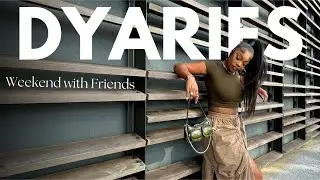 DYARIES EP3: Weekend Vlog: Silk Press & Ponytail Apt, Game Night, Bowling, & Escape Room w/friends!