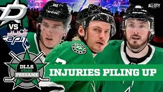 Injuries Continue To Pile Up As Stars Host Ovechkin, Capitals In Dallas | DLLS STARS PREGAME