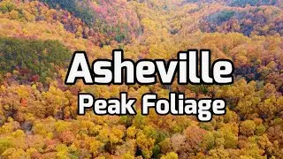 Asheville Autumn 🍁🍂Colors Drive and Drone Shots