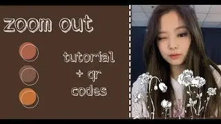 Simple zoom out vs tutorial + qr codes
