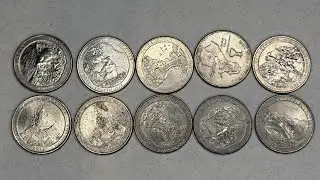 Quarter Roll Hunt! #coinrollhunting #coincollecting #quarters #washington #nationalpark #coin #coins