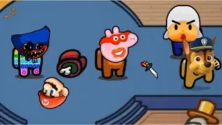 Peppa Pig and Pocoyo  Among Us distraction  dance meme