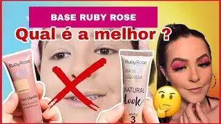 COMPARANDO BASES RUBY ROSE NATURAL LOOK X FEELS