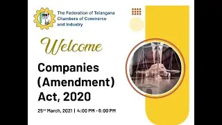 Webinar on Companies (Amendment ) Act, 2020