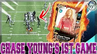 CHASE YOUNG PLAYS HIS 1ST GAME IN THE NFL! [MADDEN 20 ULTIMATE TEAM]