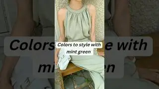 color to style with #mint #green #shorts