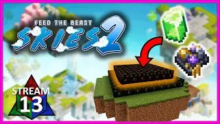 Completing the SECOND LAYER of the FTB PYRAMID in FTB Skies 2 - Day 13 Stream VOD