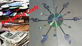 Old cd craft ideas | Best out of waste | Recycling craft | cd craft diy | waste material craft ideas
