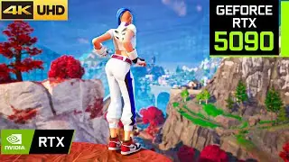 Fortnite on RTX 5090 - CATALYST SKIN | 4K MAX Settings + Ray Tracing ON + DLSS ON