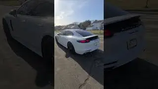 2017 Porsche panamera turbo stock exhaust.