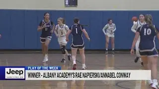 Play of the Week winner - Albany Academy's Rae Napierski/Annabel Conway