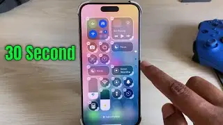iOS 18 : how to remove page from control center iphone