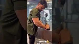 Triceps workout💪 #viral #motivation #fitneess #trending  #famous #gymworkout #gym #hardwork