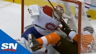 Carey Price Taunts Derek Grant After Huge Collision In Crease