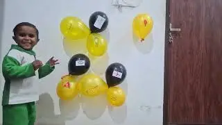 Balloon blast Challenge  #Fun Activity #kidsactivities #learning 