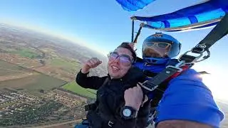 Sunset Tandem at Dallas Skydive Center #dallasskydivecenter #skydiving #sunsets