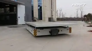 Struggling with Heavy Material Positioning? 10T Battery Trackless Cart with Hydraulic Lift Solves It