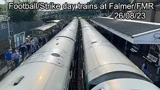 Football/Strike day trains at Falmer (FMR) - 26/08/23 - ATRC