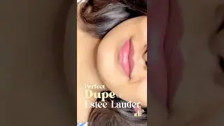 Dupe of Est&eacute;e Lauder lipstick!! #shorts #lipstickdupes #pinklipstick #mamaearthlipstick