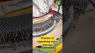 The process of separating metal shavings- Good tools and machinery can increase work efficiency