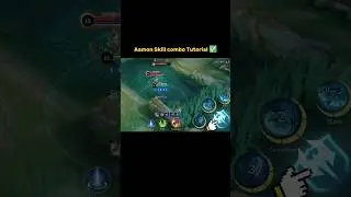 Aamon Skill Combo Tutorial Mobile Legends #ml2b #aamon #tutorial #shorts