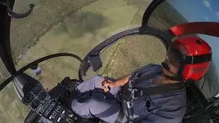 Hughes 269A 180 Touchdown Autorotation