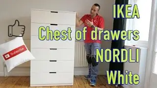 IKEA Chest of drawers NORDLI White Assembly